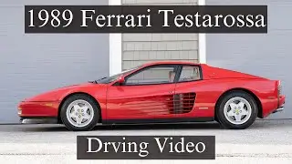 Pure Nostalgia: 1989 Ferrari Testarossa in Rosso Corsa - Interior, Exterior & Driving Video