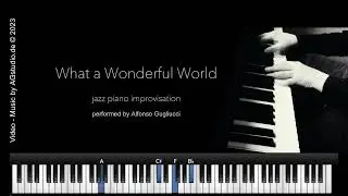 What a Wonderful World - jazz piano improvisation