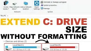 How to Extend C Drive in Windows 11 and 10 without Formatting Your PC and Laptop