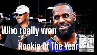 ROOKIE OF THE YEAR 2003 LEBRON JAMES VS CARMELO ANTHONY DID THE NBA GET IT RIGHT?
