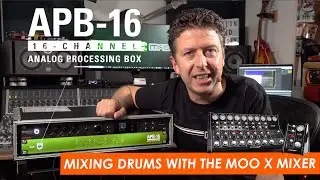 Mixing Drums with the APB Moo X Mixer [Fully Automatable Hybrid Mixing Console]