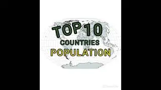 Top 10 by Population #gettothepoint #geography #country #map #facts #population