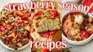 Strawberry Crumble, Focaccia, and Panzanella!