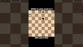 Mate in 2 &ndash; Try in 10 Seconds ⏱️ | Find the Winning Move ♟️ | Chess Puzzle. #chess #chesspuzzle