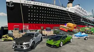 Mise en place du Titanic pour le grand départ | Farming Simulator 22