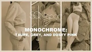 Minimal Activewear Outfit in Monochrome Tones