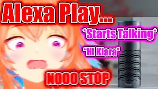 Kiara Immediately Has to Mute After Accidentally Triggering Her Alexa