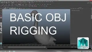 Basic Model Rigging obj in Maya