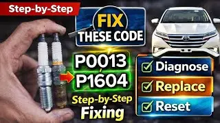7P0013 exhaust ocv control system p1604 startup failed toyota rush #youtube