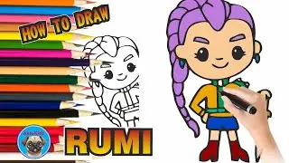 How to Draw Rumi for Kids | Easy Drawing Step by Step – Aelu Kids
