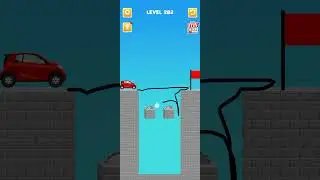 Draw Bridge Puzzle Level 282 #shorts 💖Subscribe💖