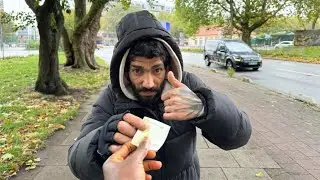 Первый день пребывания болгарского бездомного в Германии.
