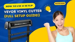 How to Setup Vevor Vinyl Cutter (Full Setup Guide) #howto #vevor #vinly #cutter #diy #cuttingmachine