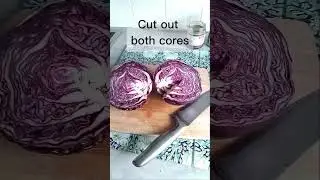 Red cabbage recipe with apples and raisins, is sweet pickled and delicious.  #spiced #German