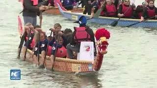 Se realiza con éxito competencia de botes dragón en Argentina