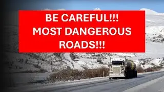 World's Most Dangerous Winter Roads for Truckers with Mich and Mark