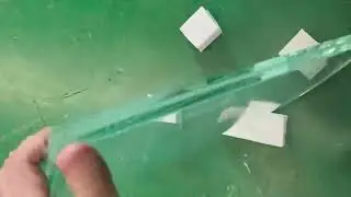 hot curved glass sample