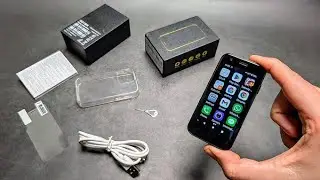 Unboxing PEACE MINI 6 Mini 3.75'' Inch 4G Smartphone (3GB RAM 32GB Storage) (Grey)