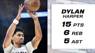 Dylan Harper popisuje się szalonymi rzutami w wygranym przez Spurs meczu z Magic