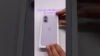 Unboxing Apple&rsquo;s $799 iPhone 17 in Lavender 💜