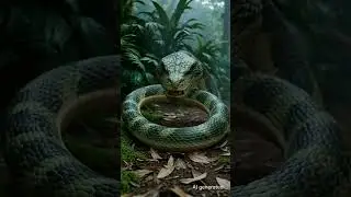 If a green anaconda is chasing you #viralhorror #shorts #anaconda