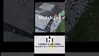 Satisfying mulch job👌✅#asmr #landscaping #perfectionist #soccerfails #highlevel #jardineria