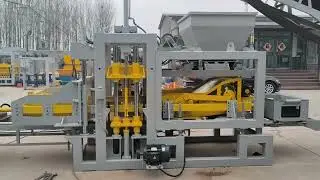 QT4-15 Fully automatic cement brick making machine