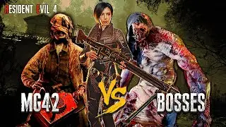 Super Burst MG42 VS All Bosses - Resident Evil 4 Remake Separate Ways