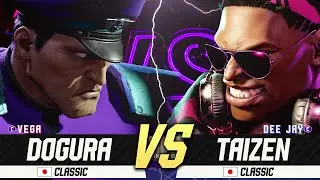 SF6 Dogura (M.Bison) vs Taizen (Dee Jay)  Street Fighter 6