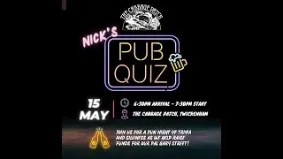 Nick&rsquo;s Pub Quiz - LIVE for Streety