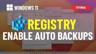 Windows 11: включение автоматического резервного копирования реестра — ПОЛНОЕ РУКОВОДСТВО