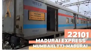 22101-LTT(mumbai) To Madurai | MADURAI EXPRESS | weekly express train | #maduraiexpress #information
