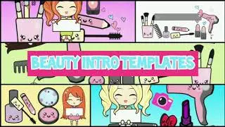 5 Beauty Intro Templates No Text | Makeup Introduction For Beginners