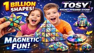 Лучшая игрушка-пирамида &ndash; [Магнитная пирамида Tosy]