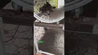 Selbstgebaute Siebtrommel f&uuml;r sch&ouml;ne feine Komposterde f&uuml;r den Garten👌.