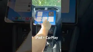 How to CarPlay with iPad? This method is 100x better 🔥 #tech #ipad #carplay
