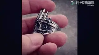 Classical Nobility Silver King Crown Skull