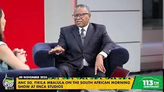 [WATCH] ANC SG, Fikile Mbalula on the South African morning Show on ENCA