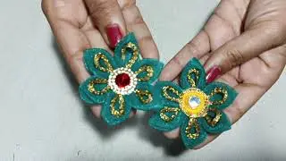 How to Make Flower Patches at Home | How to Make Embroidered Patches at home