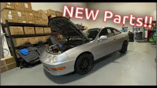 First Drive in the TIME ATTACK Integra!! (APR GTC-200 wing and more!)