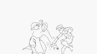 Cakram vs Wei Lung (Simple fighting)