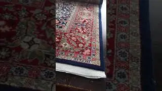 Orjinal eldokuma hereke halısı &ouml;ncesi ve sonrası(2)