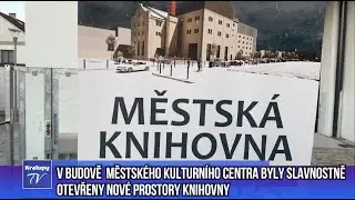 Kralupy TV: V budově Kult. centra byly slavnostně otevřeny nové prostory knihovny (28. 12. 2025)