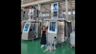 Milk Yogurt Drinks Juice Aseptic Brick Paper Box Carton Filling Sealing Packing Packaging Machine