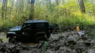 RC mud run Jeep Rubicon
