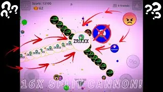 🎭 Agar.io Mobile | Insane 16x Split cannon! 🎭 | 🥳 Having Fun With ᯓSᴇᴛ❥ 🥳 | 💥 Part Two! 💥