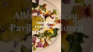All&eacute;no Paris au Pavillon Ledoyen | Paris, France #umamiholic #shorts #food #foodie