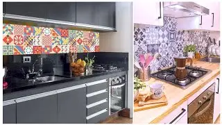 latest modern kitchen interior design collection 2023/Home trends kitchen interior wallpaper ideas