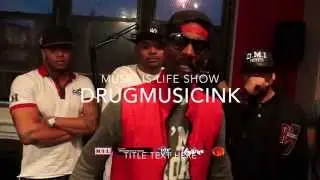 Drugmusicink Live Performance on the Music is LIfe Show - Part 1 of 5