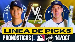 🔥⚾️  PRONOSTICOS MLB PLAYOFFS Y NHL PARA HOY 14 DE OCTUBRE 🤑 PARLAY GRATIS🔥